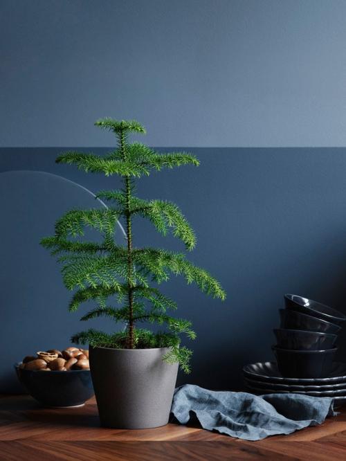 Прекрасные рождественские зарисовки в темном синем цвете от IKEA 12