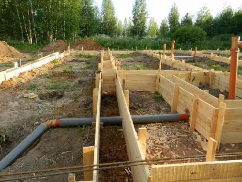 Фундамент для деревянного дома глубина. Какой выбрать