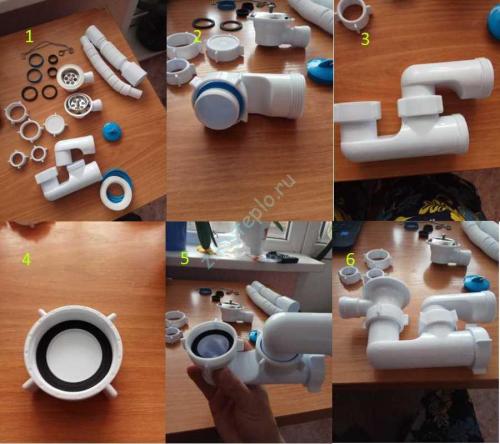 Как поменять сифон. Замена сифона ванны. 04 Как поменять сифон. Замена сифона ванны. 04