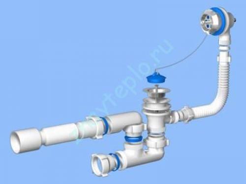 Как поменять сифон. Замена сифона ванны. 01 Как поменять сифон. Замена сифона ванны. 01