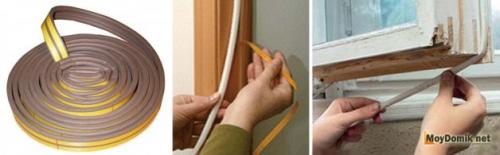 Утепление деревянных окон герметиком.  Утепление деревянных окон на зиму изнутри