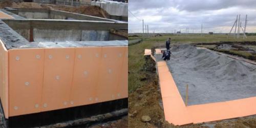 Утепление старого фундамента пеноплексом. Как крепить пеноплекс к фундаменту?