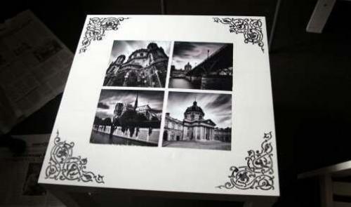 Реставрация журнального столика из дсп. Реставрация журнального стола методом декупажа: фото и видео этапов