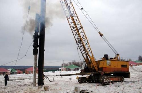 Как забиваются сваи. Технология