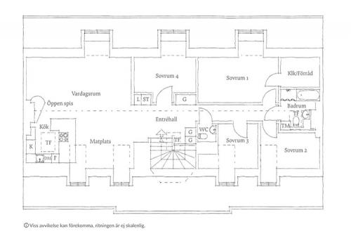Современная мансардная квартира с мазанной стеной в Гетеборге 24