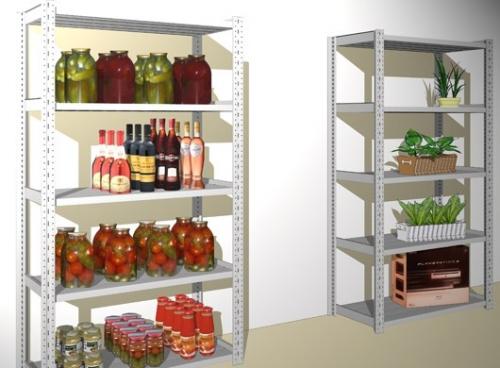 Чем покрасить полки в погребе