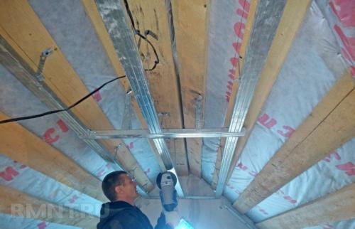 Как обшить мансарду гипсокартоном. Преимущества и недостатки материала 03 Как обшить мансарду гипсокартоном. Преимущества и недостатки материала 03