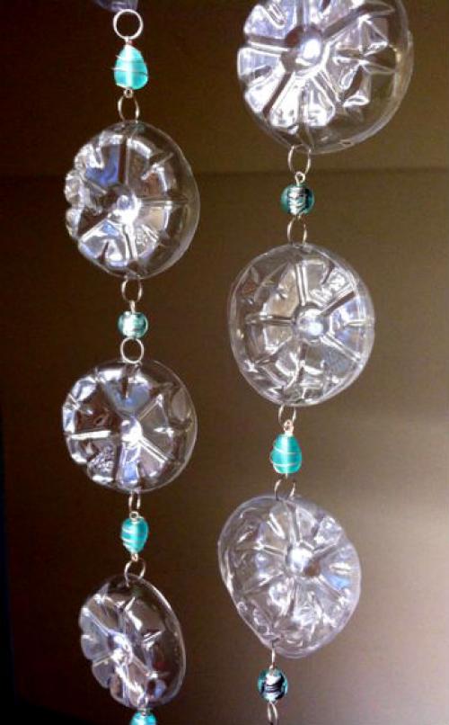 Шторы висюльки ИЗ пластиковых бутылок. Штора ИЗ пластиковых бутылок – так просто и красиво!