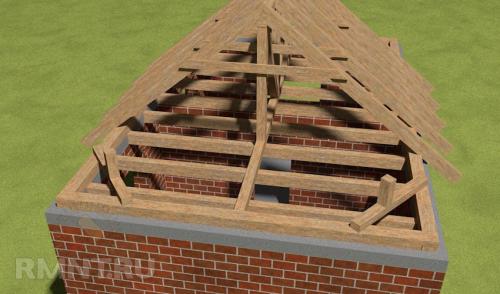 Вальмовая крыша преимущества и недостатки. Конструкция вальмовой крыши 05