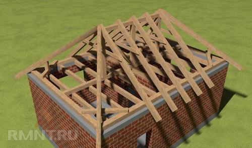 Вальмовая крыша преимущества и недостатки. Конструкция вальмовой крыши 06