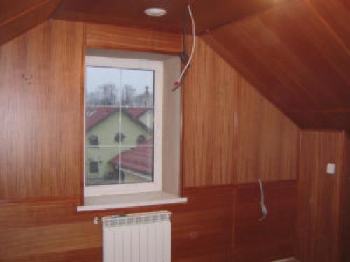 Отделка мансарды своими руками, фото вариантов