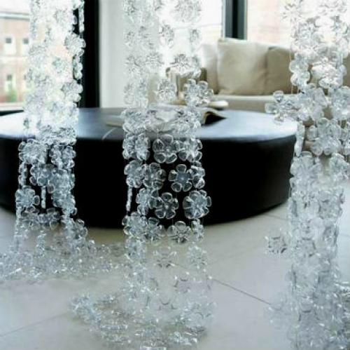 Шторы висюльки ИЗ пластиковых бутылок. Штора ИЗ пластиковых бутылок – так просто и красиво!