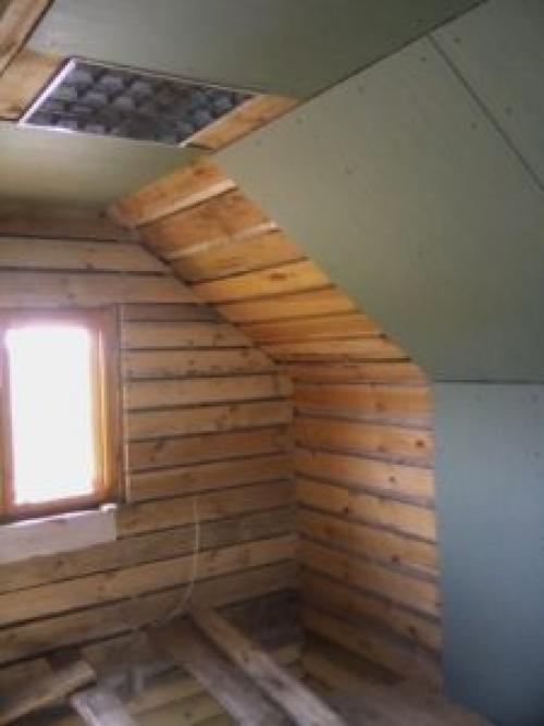 Отделка мансарды своими руками, фото вариантов