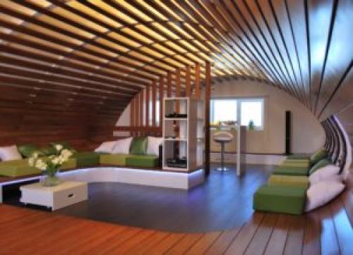 Отделка мансарды своими руками, фото вариантов