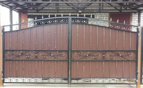 Ворота с калиткой своими руками. Ворота своими руками – 120 фото, чертежей и эскизов не сложных современных и классических вариантов ворот