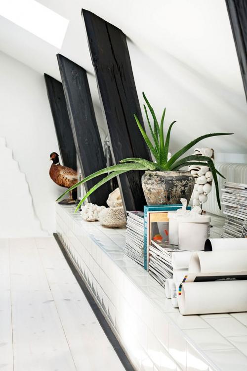 Мансардная квартира с творческим духом в Стокгольме 05