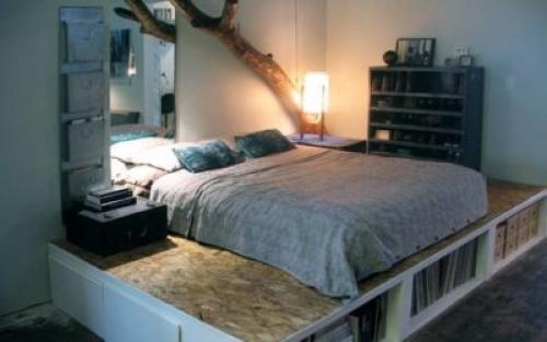 Кровать подиум с матрасом. Кровати на подиуме: особенности и преимущества