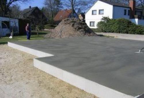 Правильный фундамент для дома из бревна. Плитный фундамент