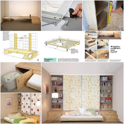 Кровать подиум в узкой комнате. Кровать подиум – обзор лучших современных моделей и особенности их дизайна (120 фото)