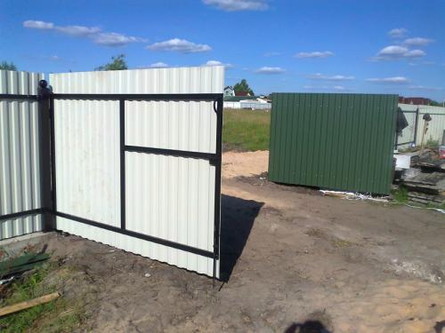 Ворота с калиткой своими руками. Ворота своими руками – 120 фото, чертежей и эскизов не сложных современных и классических вариантов ворот