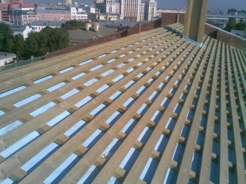 Обрешетка под профнастил из профильной трубы. Прочный настил: обрешётка для профнастила