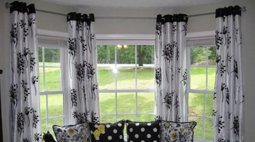 Карнизы на эркерные окна. Карниз для эркера