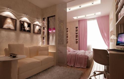 Компактная мебель для однокомнатной квартиры. Значение правильной расстановки