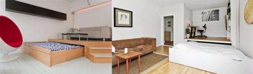 Как поставить два дивана в однокомнатной квартире. Организуем рабочую зону