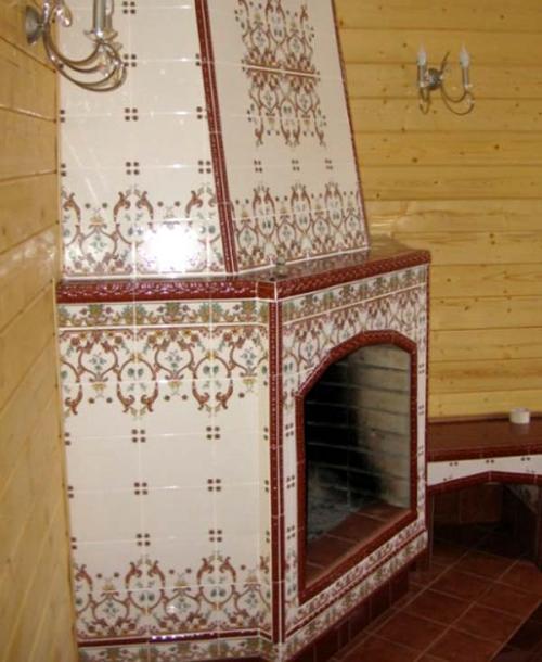 Отделка дымохода на втором этаже. Отделка и облицовка дымохода внутри дома