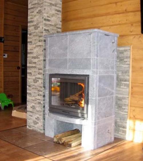 Отделка дымохода на втором этаже. Отделка и облицовка дымохода внутри дома