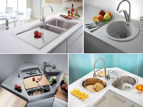 Виды раковин для кухни. Самые популярные кухонные мойки: виды, преимущества и недостатки