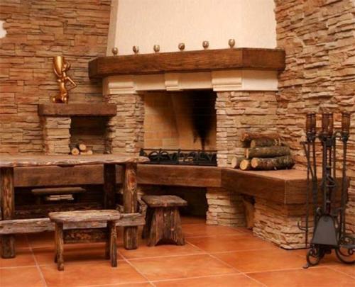 Отделка дымохода на втором этаже. Отделка и облицовка дымохода внутри дома