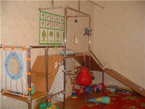 Домашний детский комплекс своими руками. Как установить спортивный уголок для детей в квартиру своими руками для развития ребенка