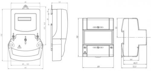 Подключение однофазного счетчика Энергомера. Однофазный счётчик электроэнергии – Энергомера СЕ101