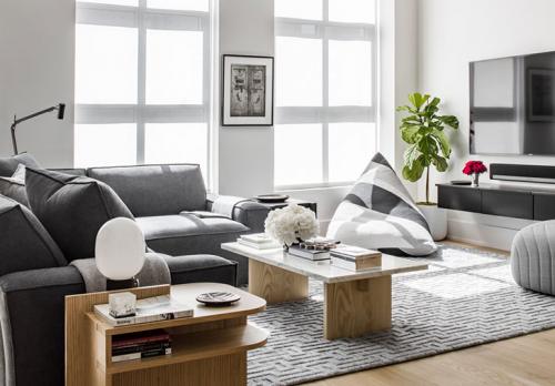 Брутальная квартира в историческом районе Нью-Йорка 03