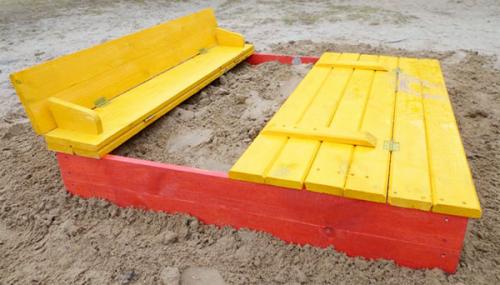 Песочница с крышей своими руками чертеж. Как сделать песочницу с крышкой: чертежи, фото