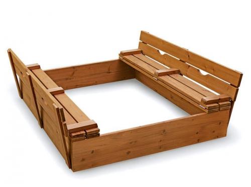 Песочница с крышей своими руками чертеж. Как сделать песочницу с крышкой: чертежи, фото