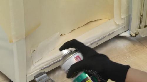 Реставрируем старый холодильник. Как покрасить холодильник – мастер-класс