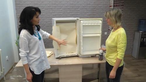 Реставрируем старый холодильник. Как покрасить холодильник – мастер-класс