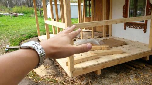 Чертеж веранды к дому. Веранда своими руками – пошаговая инструкция и советы экспертов, как изготовить пристройку к дому (105 фото)