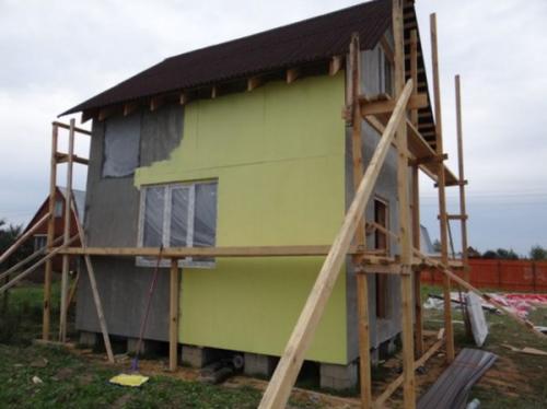 Фасад в стиле фахверк своими руками. Этап 5 – покраска и декорирование