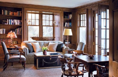 Классические интерьеры с яркими акцентами 10