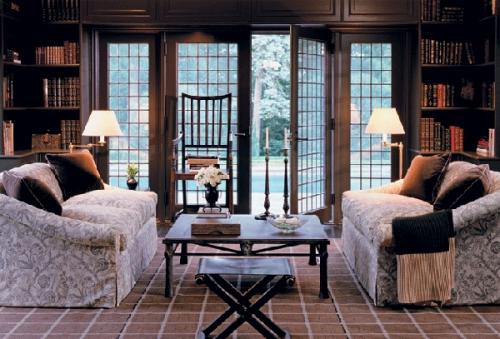 Классические интерьеры с яркими акцентами 39