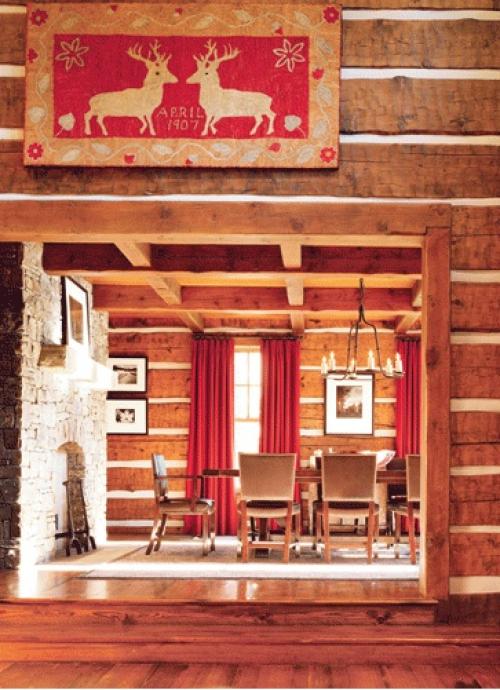 Классические интерьеры с яркими акцентами 36