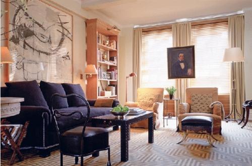 Классические интерьеры с яркими акцентами 03