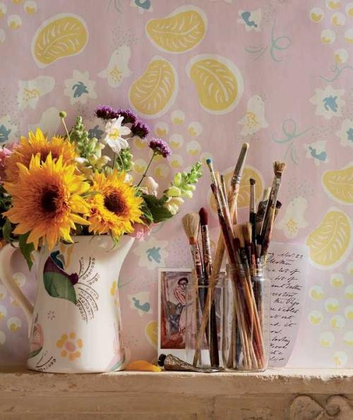 Обои и гардины с английским шармом 05