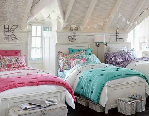 Яркие комнаты для девочек 07