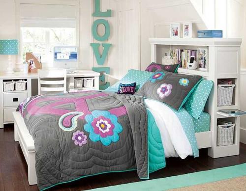 Яркие комнаты для девочек 17