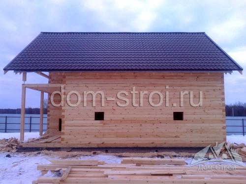 Дома из бруса технология сборки. Этапы возведения дома из бруса 03