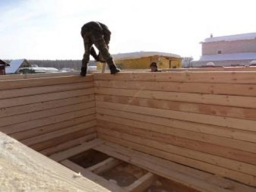 Дома из бруса технология сборки. Этапы возведения дома из бруса 06